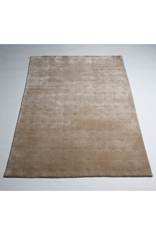 Çam Halı Emboss Jr 67 Beige Modern Desen Yeni Zellanda Yünü Ve Vi 130X190 Bej