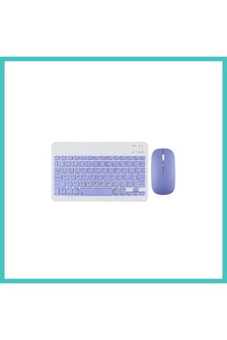 Ny Joy Kyb71 Kablosuz Türkçe Q Klavye Mouse Set - Lila Nyjoybz Diğer