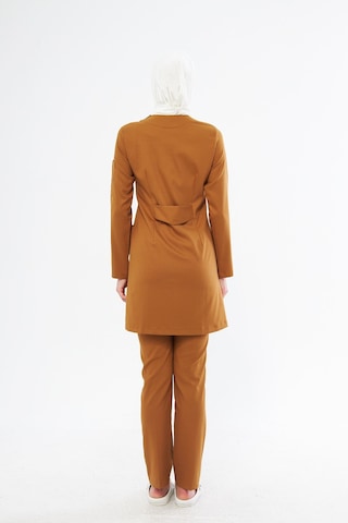 Elegance Santana Kadın Tesettür Takım - Camel Kahverengi