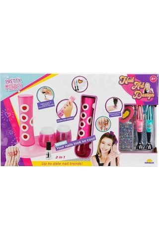 3847 Pretty Pinky 2in1 Tırnak Tasarım Seti -sunman