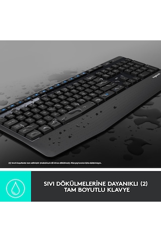 Logitech Mk345 Kablosuz Klavye Mouse Set 920-006514 Optik