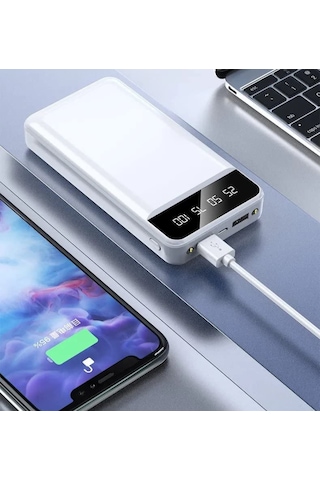 Power Bank 30000 Mah Harici Pil, Taşınabilir Şarj Cihazı 4434