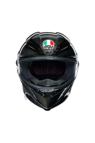 Agv Pista GP RR Mono Glossy Carbon Kapalı Kask Karbon Siyah