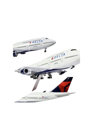 1/135 Delta Airlines Boeing 747 47 Cm Model Uçak Maketi