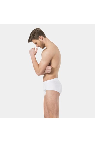 Türen Erkek Erkek Slip 2'li Paket 111/beyaz Beyaz