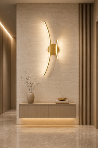 Yumi Modern Led Duvar Apliği Günışığı Eskitme