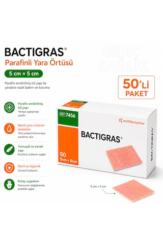 Bactıgras Yara Örtüsü 5 5cm 50 Paket