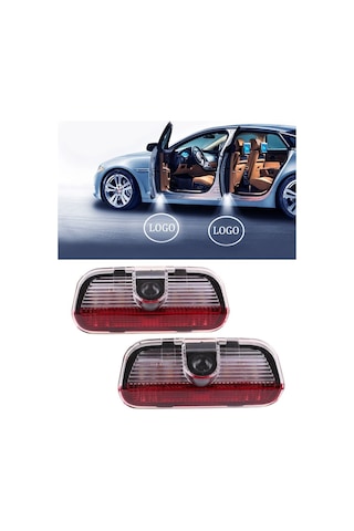 Autogp Vw Golf 5 Kapı Altı Işık Lazer Led Logo Hoşgeldin Aydınlatma Agp-kl-5014 1 Çift/kutu