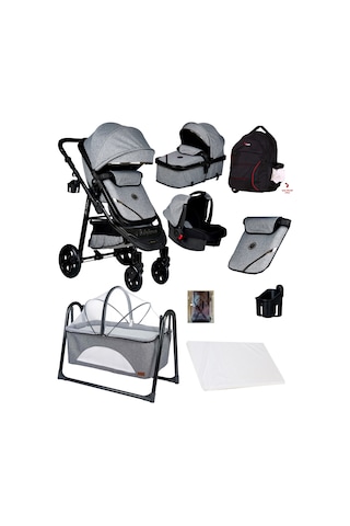 Baby Home Yeni Ekonomi Paket 8 In 1 1010 Travel Sistem Bebek Arabası 340 Anne Yanı Bebek Sepeti Beşik