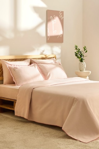Kaşmir Home Liana Çift Kişilik Pike Takımı Rose