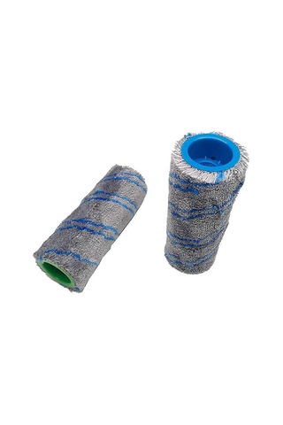 Aubyhe Karcher Br30/1 Fc3-fc7 Modelleri İçin Mikrofiber Rulo Tırpanı, Yıkama Uygun, Yeniden Kullanılabilir, Zemin Temizliği Aksesuarı 2 Adet