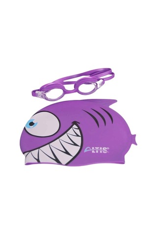 Balık Desenli Çocuk Silikon Bone+silikon Set 001