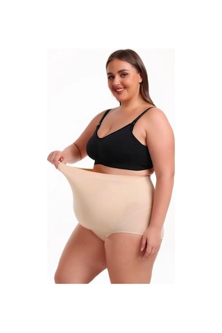 Fit Women Kadın Hamile Yüksek Bel Slip Külot 1020 Ten