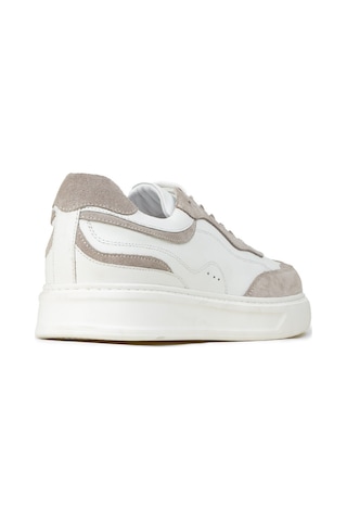 Deery Erkek Hakiki Deri Beyaz Sneaker Ayakkabı - 02013mbyze01 Beyaz