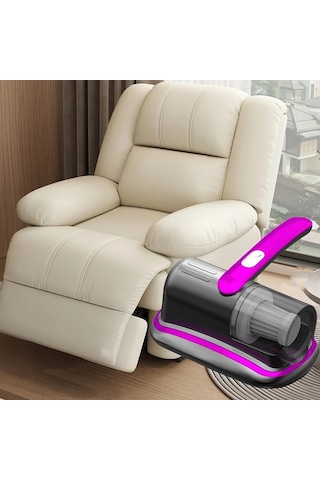 Elmpaly Mor Yatak Şarjlı El Süpürgesi Güçlü Emiş Usb Şarj Derin Temizlik