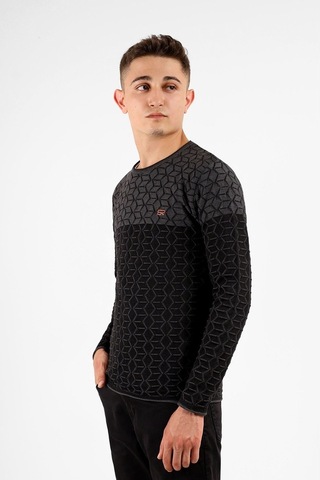 Bearraybon Erkek Triko Kazak Siyah (504888433) Siyah