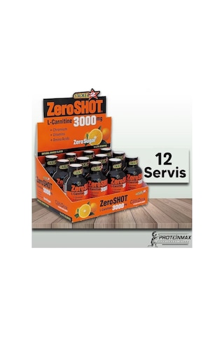 Zero Shot 3000Mg L-Carnitine 60 Ml.X 12 Adet & L-Karnitin