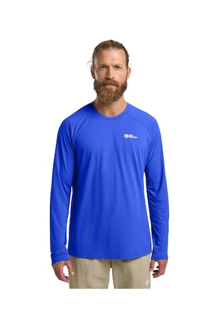 Jack Wolfskin Jack Wolfskın Prelıght Swıft Ls M Erkek Vibrant Blue T-shırt A63803-17283 Mavi