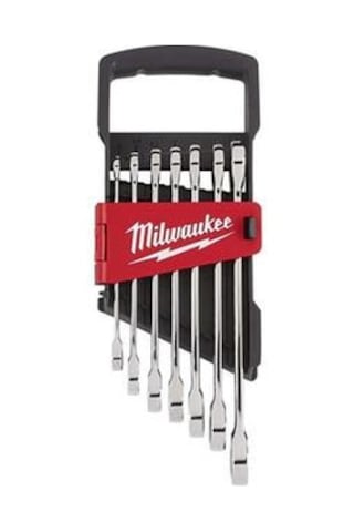 Milwaukee Kombine Anahtar Seti Cırcırlı 7 Parça