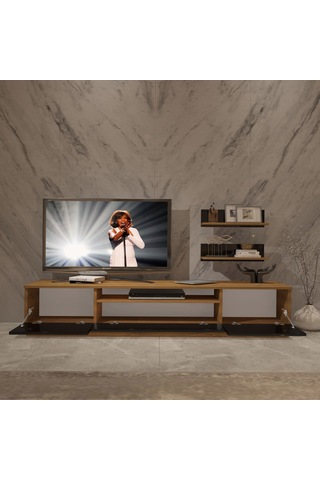 Decoraktiv Trio 4 Mdf Tv Ünitesi Tv Sehpası Pera - Siyah