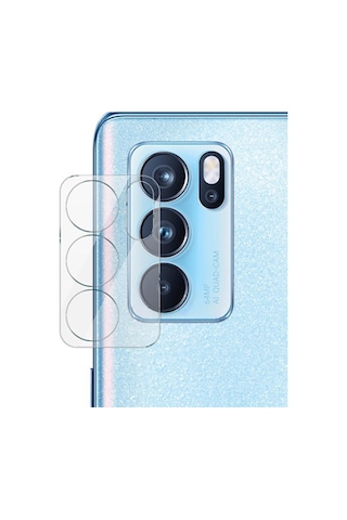 Oppo Reno6 Pro 3D Full Tempered Cam Kamera Koruyucu