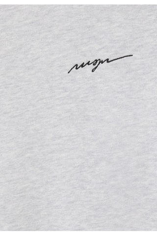 Msgm Çocuklar Için Logo Nakışlı Sweatshirt Gri