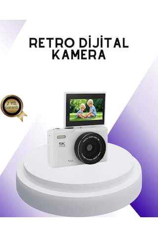 5k Uhd Dijital Kamera Wifi Bağlantılı Otofokus 18x Zoom Taşınabilir