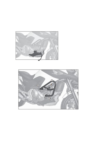 Kappa KN1111 Honda Nc 700 X-S Nc 750 X-S - Nc 750 X-S Dct (12-20) Koruma Demiri-59501