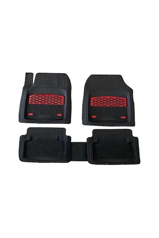 Safir Chery Omada 5 Havuzlu Universal Paspas Krom Krımızı - Safir Chery Kimo Havuzlu Universal Paspas Krom Krımızı / Otomobil