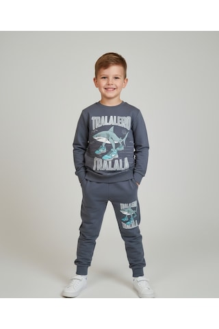 Tralala Erkek Çocuk 2'li Alt Üst Takım Lacivert