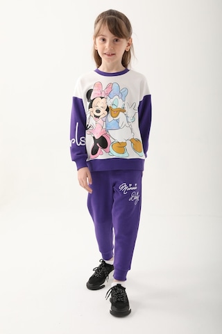 Minnie Mouse D4815-3 Çocuk  Mor Eşofman Takımı