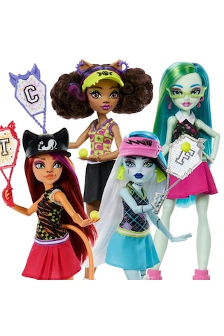 Monster High Gizemli Sırlar 4 - Tenis Kortu Serisi Sürpriz Paket Hyv64 Çok Renkli