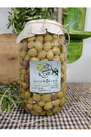 Ydın Yöresi Mudanya Cinsi Sofralık Tatlandırılmış Çizik Zeytin 2 Kg
