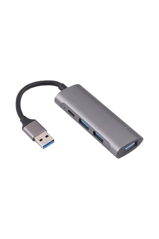Sones U-811 4'ü 1 Arada Usb 3.0 - 3 Usb 3.0 + Usb-c / Type-c Bağlantı Noktalı Hub Yerleştirme İstasyonu