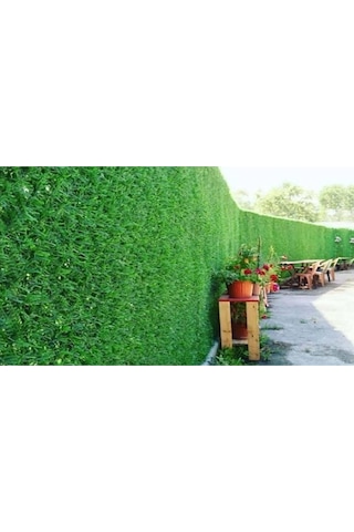 Hat Tel Çit - Çim Görünümlü Çit - 120 Cm X 10 Metre Bağ Teli Içinde