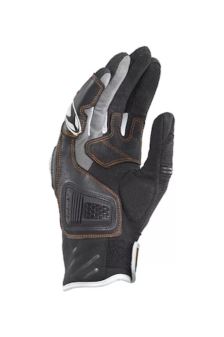 Clover Predator-2 Korumalı Motosiklet Eldiveni Siyah Beyaz Kırmızı