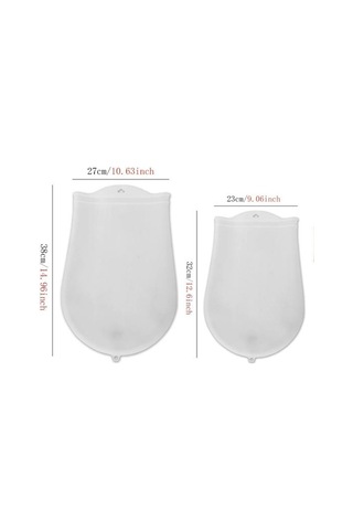 Buffer Orta Hamur Torbası Silikon Şeffaf Hamur Yoğurma Torbası Çok Renkli