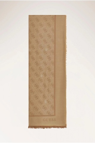 Guess Jakarlı 70x180 Kadın Bej Şal Aw5529vıs03-beı