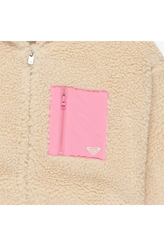 Roxy Roxy Perfect Cloud Kız Çocuk Bej Ceket 6795 Ekru
