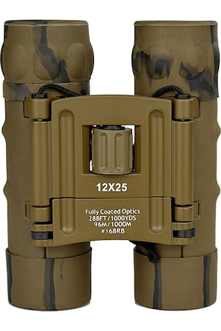 Yaozixa Kamuflaj Bak4 Prisma Binokül, 12x25 Fmc Kaplama, Yüksek Kaliteli Görüntü, Işık Geçirgenliği 90%, Dış Mekan, Av, Kusbakımı, Siyah Beyaz Görüş