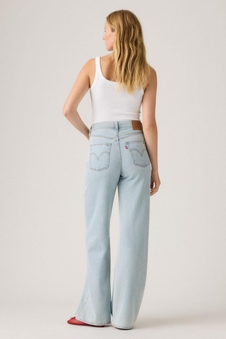 Ribcage Wide Leg Tr Of Course Stone Kadın Jean-12986 Mavi
