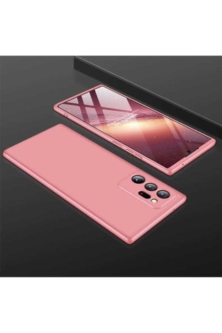 Galaxy Note 20 Ultra Kılıf Zore Ays Kapak Rose Gold