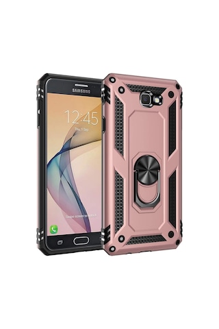 Samsung Uyumlu J7 Prime 2 Kilif Zirhli Standli Miknatisli Tank Kapak 399512552