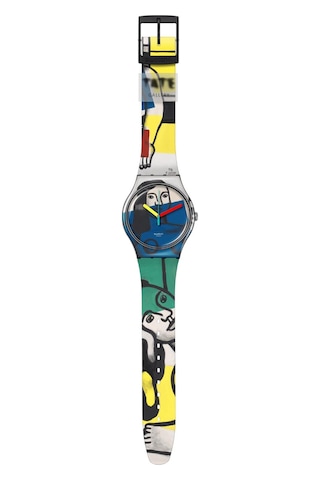 Suoz363 Swatch Leger's Two Women Holding Flowers Unisex Kol Saati Çok Renkli