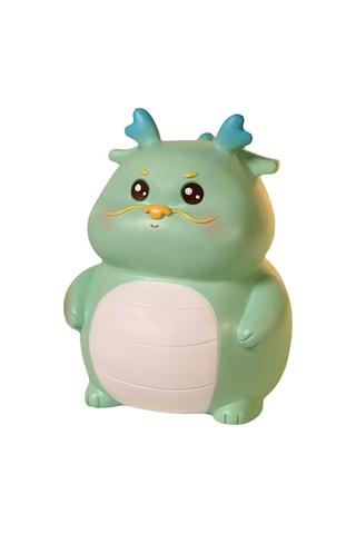 Homyl Çocuklar Kumbara Heykeli Para Tasarrufu Pot Mavi-küçük Mavi Küçük