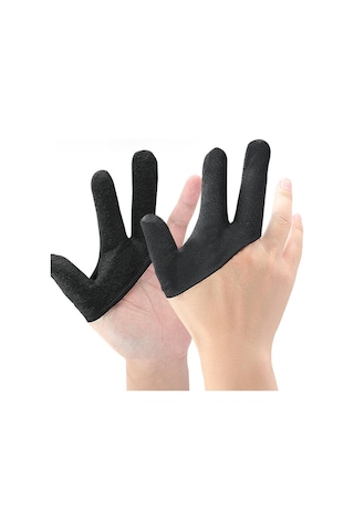 Suntek Kuaför Parmak Eldiveni Salon Düzleştirme Kıvırma Siyah