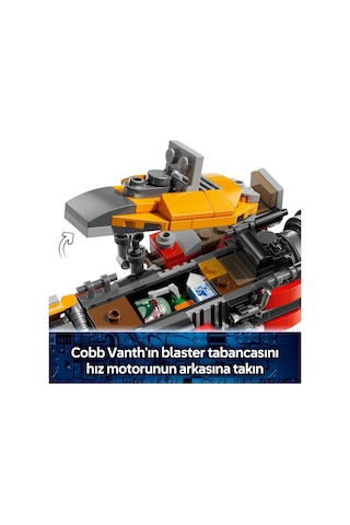 LEGO® Star Wars: The Mandalorian™ Cobb Vanth’ın Hız Motoru 75437 - 7 Yaş ve Üzeri için Minifigür İçeren Oyuncak Yapım Seti (207P)LEGO® Star Wars: The Mandalorian™ Cobb Vanth’ın Hız Motoru 75437 - 7 Yaş ve Üzeri için Minifigür İçeren Oyuncak Yapım Seti (20