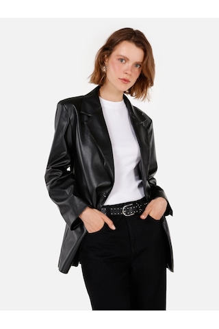 Colin's Colins Siyah Kadın Mont Pu Cl1070369 Q1.v1 Blk Siyah