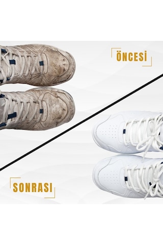 Black Deer Ayakkabı - Deri ve Kumaş Boyası Sneaker Beyaz Ayakkabı Temizleyici 75 ML