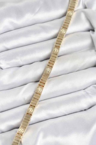 Gold Renk Vip Seri Bileklik Çok Renkli